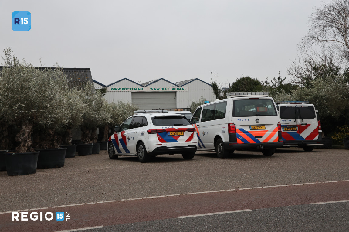 Overval op bedrijf aan de Lange Kruisweg